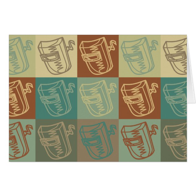 溶接のポップアート (正面横)