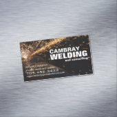 溶接の名刺の磁石 マグネット名刺 (インサイチュ)