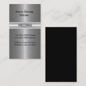 溶接の建設業カード 名刺 (正面/裏面)