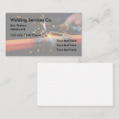 溶接のMetalworkサービス 名刺 (正面/裏面)