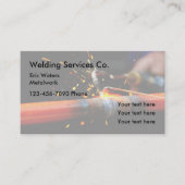 溶接のMetalworkサービス 名刺 (正面)