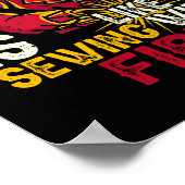 溶接は火と裁縫に似ている ポスター (角)