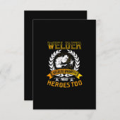 溶接エンジニアにもヒーローが必要 |溶接機 サンキューカード (正面/裏面)