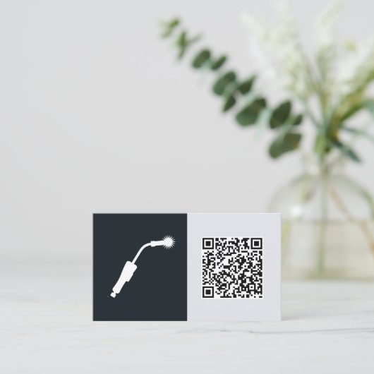 溶接カスタムQR 名刺 (スタンド正面)