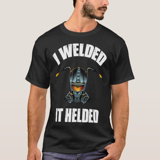 溶接シャツ溶接機ギフト Tシャツ (正面)