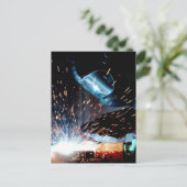 溶接スパーク ポストカード (スタンド正面)