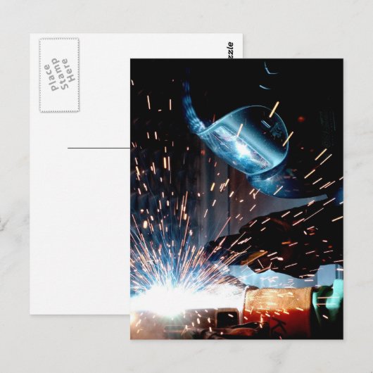 溶接スパーク ポストカード (正面/裏面)