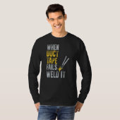 溶接ダクトテープ溶接機 Tシャツ (正面フル)