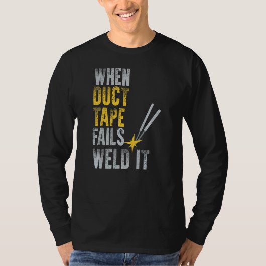 溶接ダクトテープ溶接機 Tシャツ (正面)