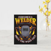 溶接テストまで誰もが溶接工だ カード (黄色い花)