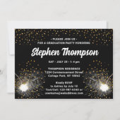 溶接トーチ&スパークス認定溶接機の卒業 招待状 (裏面)