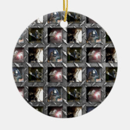 溶接パターン セラミックオーナメント