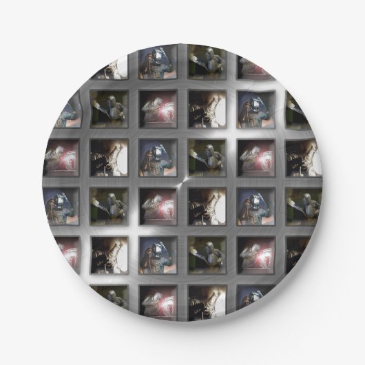 溶接パターン ペーパープレート (正面)