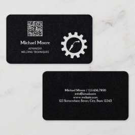 溶接プレミアムカスタムQRコード 名刺