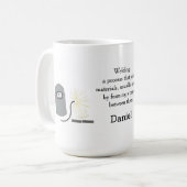 溶接マスク（名前） コーヒーマグカップ (正面左)