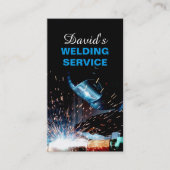溶接モダンサービスと製造フォト 名刺 (正面)