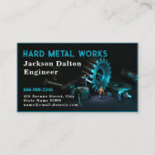 溶接モダン加工業者プロフェッショナル 名刺 (正面)