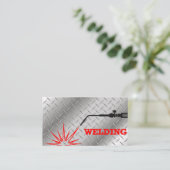 溶接作業名刺 名刺 (スタンド正面)