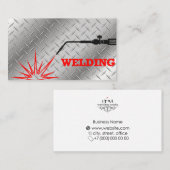 溶接作業名刺 名刺 (正面/裏面)