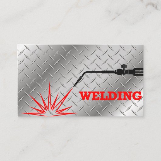 溶接作業名刺 名刺 (正面)