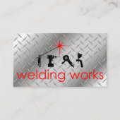 溶接作業名刺 名刺 (正面)