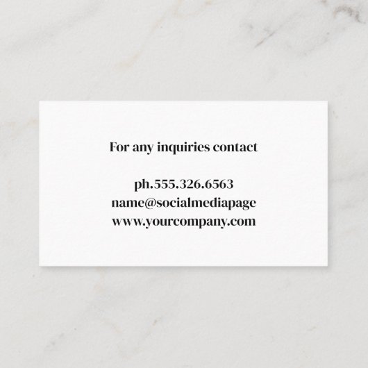 溶接作業 | 工業用ブラシ付きスチール 名刺 (裏面)