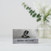 溶接作業 | 金属リベット | スチール 名刺 (スタンド正面)