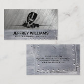 溶接作業 | 金属リベット | スチール 名刺 (正面/裏面)