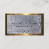 溶接作業 |金属リベット 名刺 (裏面)