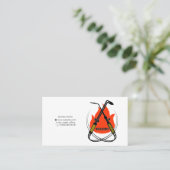 溶接及び溶接作業の名刺 名刺 (スタンド正面)