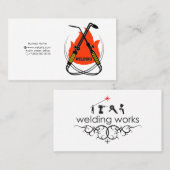 溶接及び溶接作業の名刺 名刺 (正面/裏面)