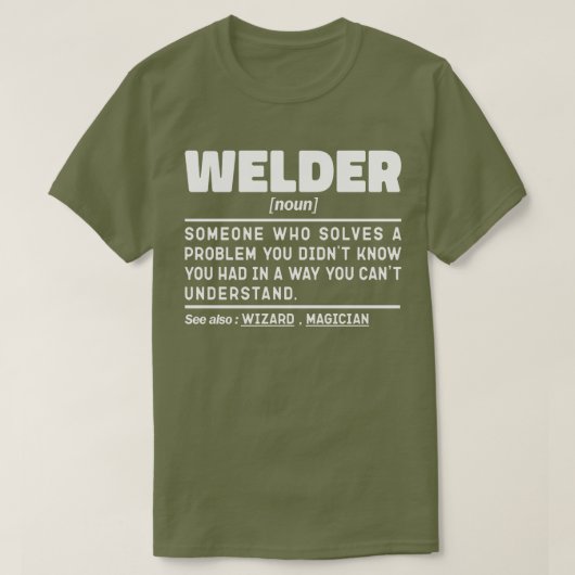 溶接名詞定義溶接ジャーニークールマン Tシャツ (デザイン正面)