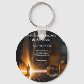 溶接契約建築追加名連絡no キーホルダー (裏面)