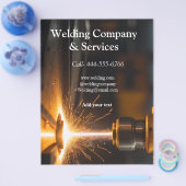 溶接契約建築追加名連絡no チラシ (シングル)