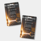 溶接契約建築追加名連絡no バッジ (Front & Back)