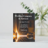 溶接契約建築追加名連絡no ポストカード (スタンド正面)