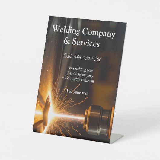 溶接契約建築追加名連絡no 台座サイン (正面)