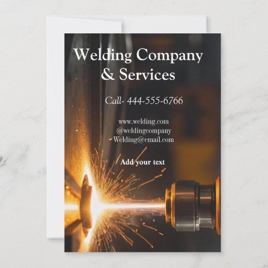 溶接契約建築追加名連絡no 招待状 (裏面)