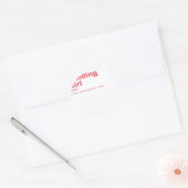 溶接女の子 – 溶接 ラウンドシール (封筒)