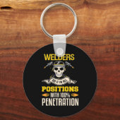 溶接家がそれをあらゆる位置でやる キーホルダー (正面)