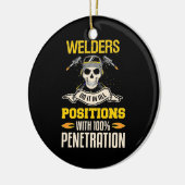 溶接家がそれをあらゆる位置でやる セラミックオーナメント (左)