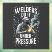 溶接工が圧海溶接工の下でこれを行う ウィンドウサイン (シート3)