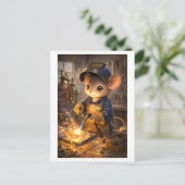 溶接工のキャリアマウス ポストカード (スタンド正面)