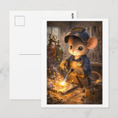 溶接工のキャリアマウス ポストカード (正面/裏面)