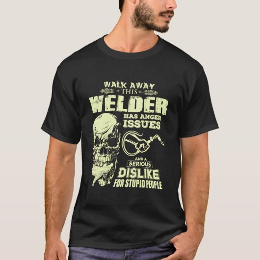 溶接工のドクロ Tシャツ (正面)