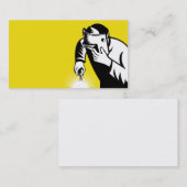 溶接工の労働者の溶接の名刺 名刺 (正面/裏面)