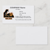 溶接工の名刺 名刺 (正面/裏面)