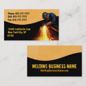 溶接工の名刺 名刺 (正面/裏面)