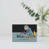 溶接工の名刺 名刺 (スタンド正面)