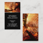 溶接工の名刺 名刺 (正面/裏面)